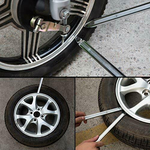 2pcs Motorcycle Spoon Tire Irons Lever Tools Iron Tire Changing Repair Kit for Bike