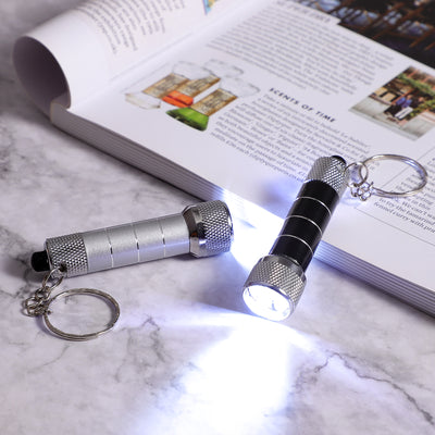 Mini Keychain Light Emergency Night Light Camping Flashlight Portable LED Torch Aluminum Keyring