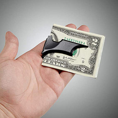 Creative bat wallet simple metal magnetic wallet