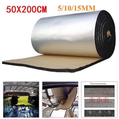 Automotive aluminum foil sound insulation, firewall, heat and sound insulation mat