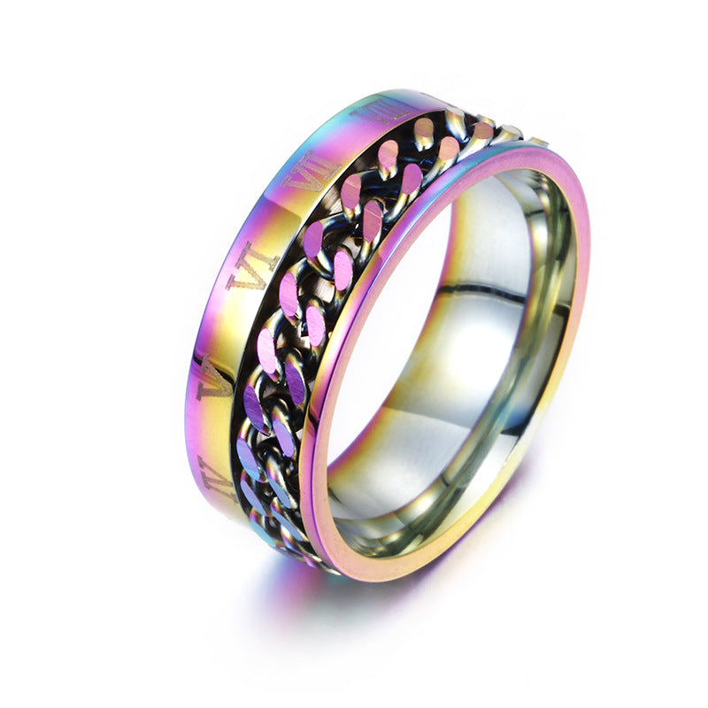 Digital titanium steel ring