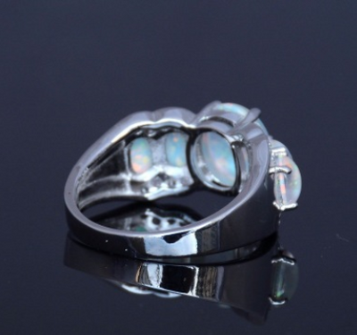Five oval diamonds Opel ring