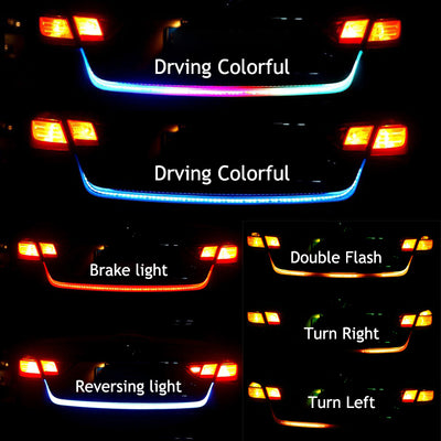 Car LED Tail Box Streamer Multi-mode Dimming Marquee