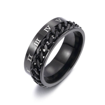 Digital titanium steel ring