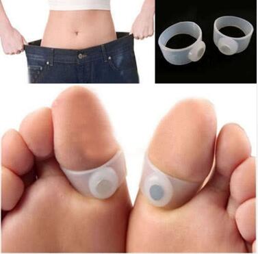 Magnetic Weight Loss Therapy Toe Rings - Pair