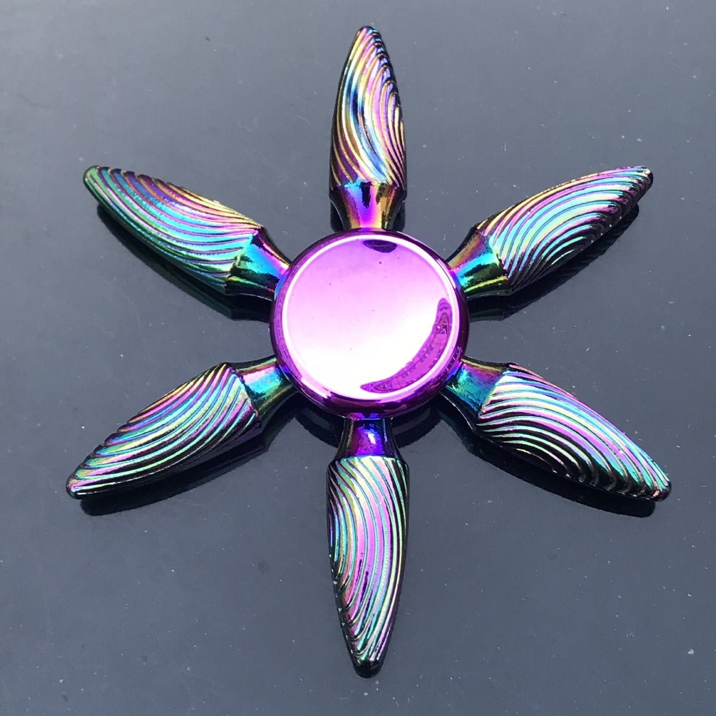 High-speed Spinning Metal Fidget Spinner Decompression Toy