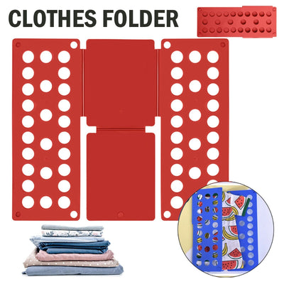 Clothes Folder Kids Folding Board Laundry Organizer T-Shirt Fast Fold Children