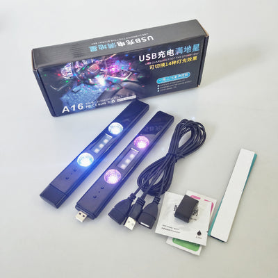 Foot Soles Full Of Stars LED Atmosphere Light Car Wireless Atmosphere Sound