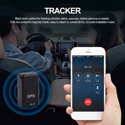 Car Tracker Magnetic Mini Car Tracker GPS Real Time Tracking Locator Device Recordable Anti-lost Rechargeable Locator