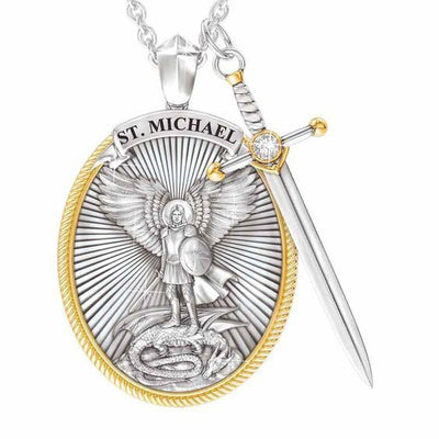 Protection Shield Western Mythology Faith Necklace