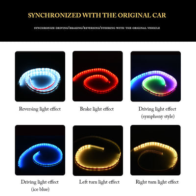 Car LED Tail Box Streamer Multi-mode Dimming Marquee