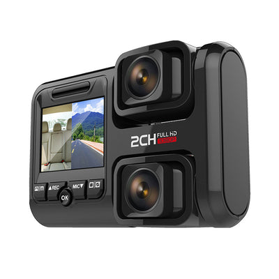 Front and rear dual recording high-definition driving recorder