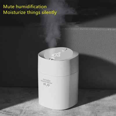 Mini Humidifier With LED Night Light, Cool Mist Humidifier, USB Personal Desktop Humidifier For Car Home Mini Mist Maker With Colorful Night USB Sprayer Essential Oil Diffuser Air Purifier