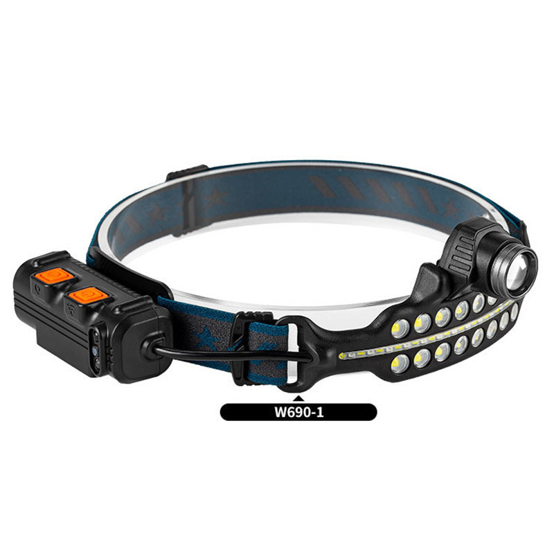Outdoor Adventure Fishing Strong Head With Light Induction Head Lamp