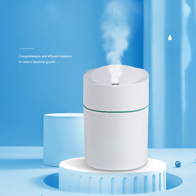 Mini Humidifier With LED Night Light, Cool Mist Humidifier, USB Personal Desktop Humidifier For Car Home Mini Mist Maker With Colorful Night USB Sprayer Essential Oil Diffuser Air Purifier