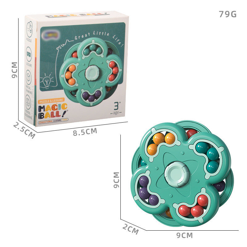 Children's Ball Bearing Magic Bean Finger Spinning Magic Cube Fingertip Top Toy