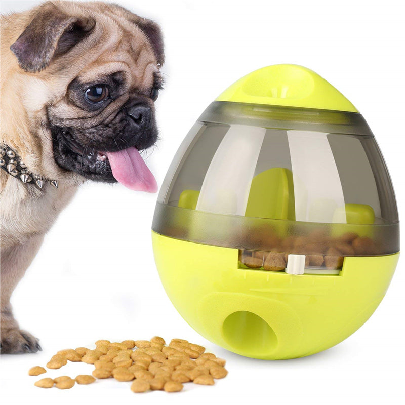 Dog Food Balls Tumbler Pet Puppy Feeder Dispenser Bowl Toy Leak Food Interactive Pet Tumbler Feeder Food Automatic Dispenser Bowl Interactive Balls