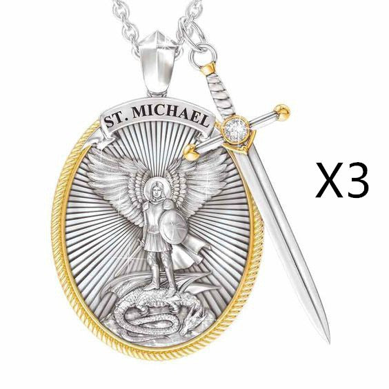 Protection Shield Western Mythology Faith Necklace