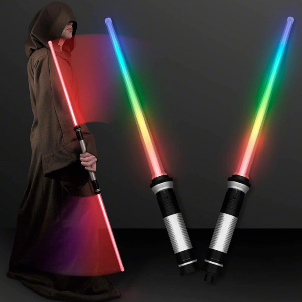Laser Lightsaber Double Sword Toy Set